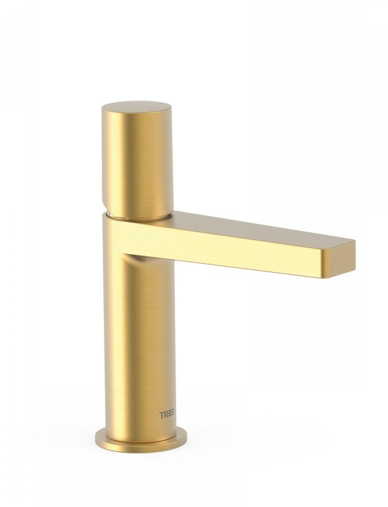 Tres Exclusive Project-Tres bateria umywalkowa złoty matowy 211.103.02.OM