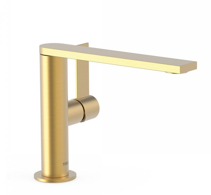 Tres Exclusive Project-Tres bateria umywalkowa złoty matowy 211.205.01.OM