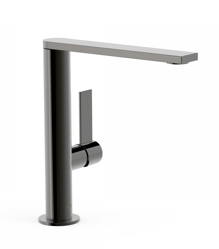 Tres Exclusive Project-Tres bateria umywalkowa wysoka black metal 211.305.01.KM