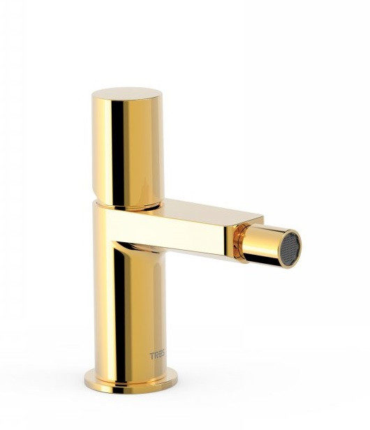 Tres Exclusive Project-Tres bateria bidetowa złoty polerowany 211.120.02.OR