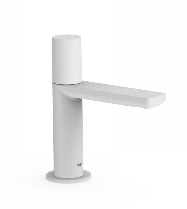 Tres Exclusive Project-Tres bateria umywalkowa biały matowy 211.503.01.BM
