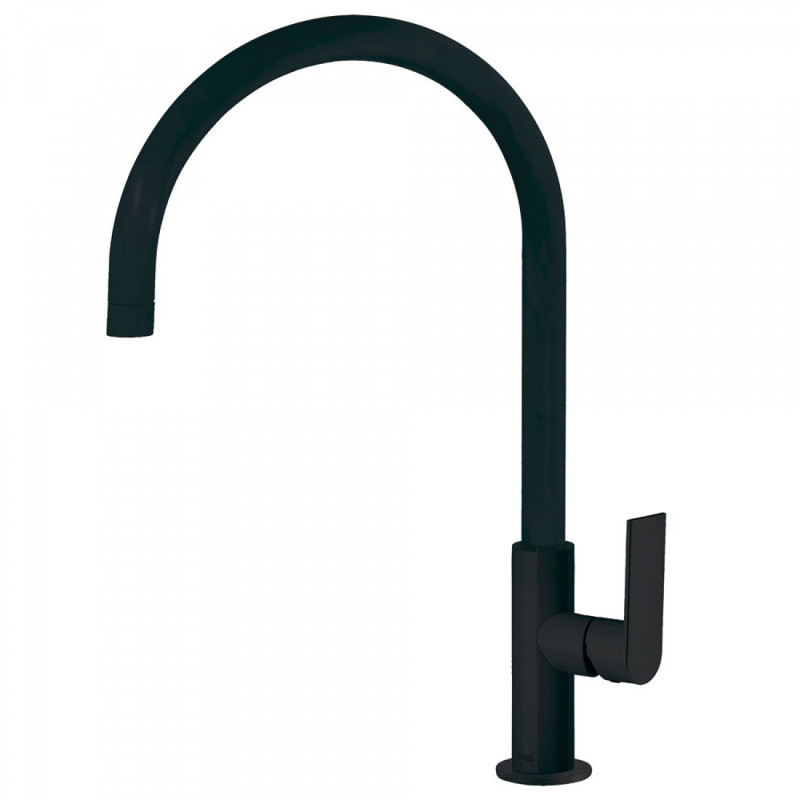 Tres Loft bateria kuchenna zlewozmywakowa stojąca czarny matowy 200.440.02.NM