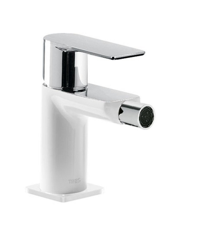 Tres Loft-Colors bateria bidetowa biały/chrom 200.120.01.BL