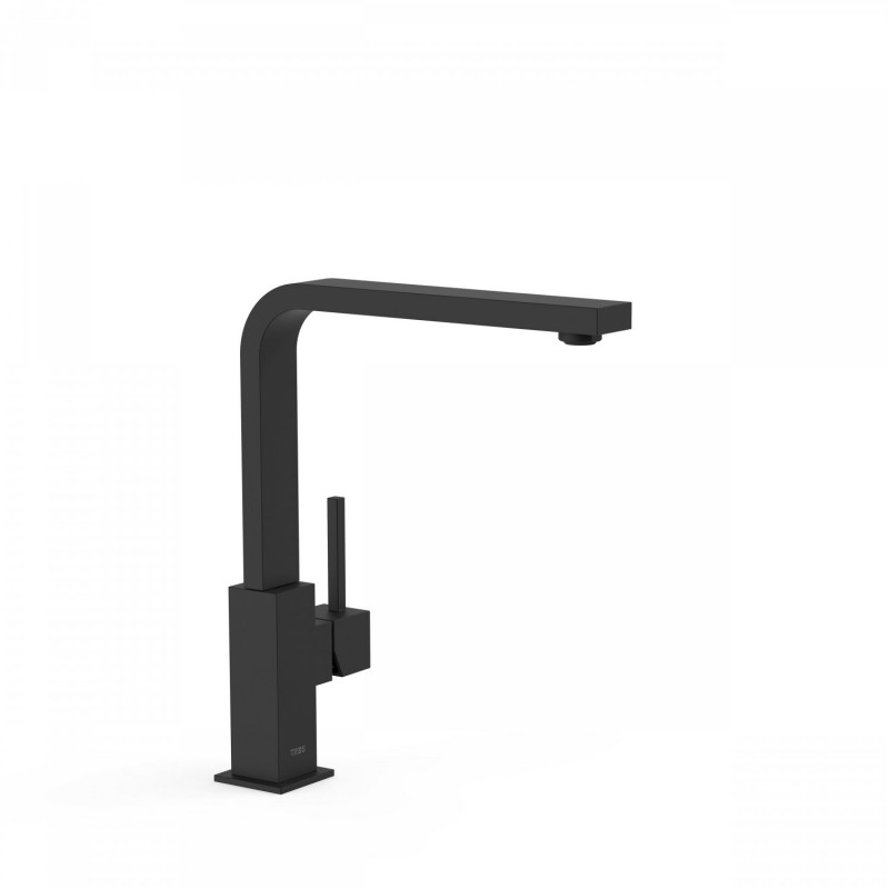 Tres Cuadro bateria kuchenna zlewozmywakowa stojąca czarny matowy 030.496.NM