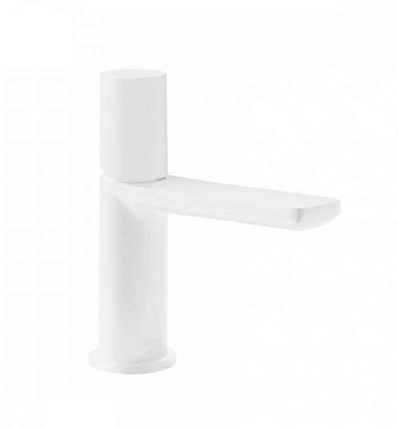 Tres Loft bateria umywalkowa perlator biały matowy 200.503.01.BM