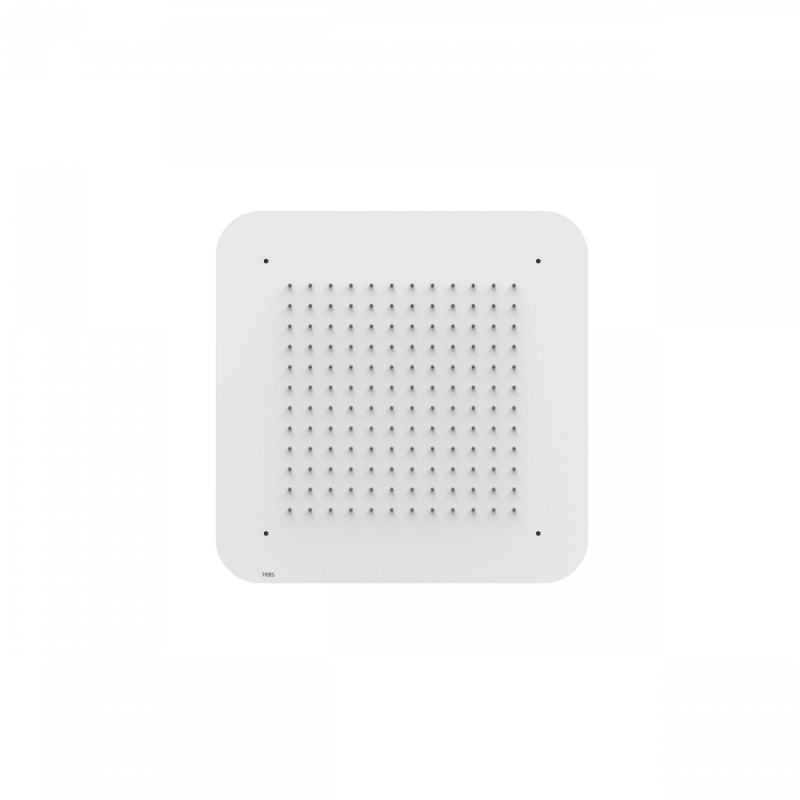 Tres deszczownica kwadratowa 42x42 do mocowania sufitowego biały matowy 299.516.07.BM