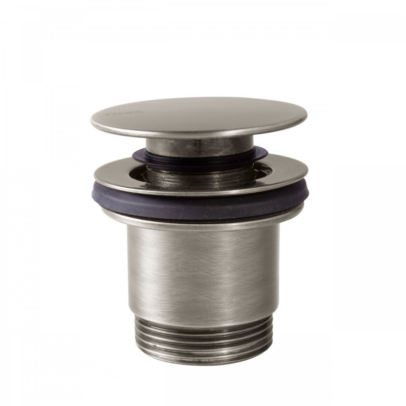 Tres korek umywalkowy click-clack okrągły stal 242.840.01.AC