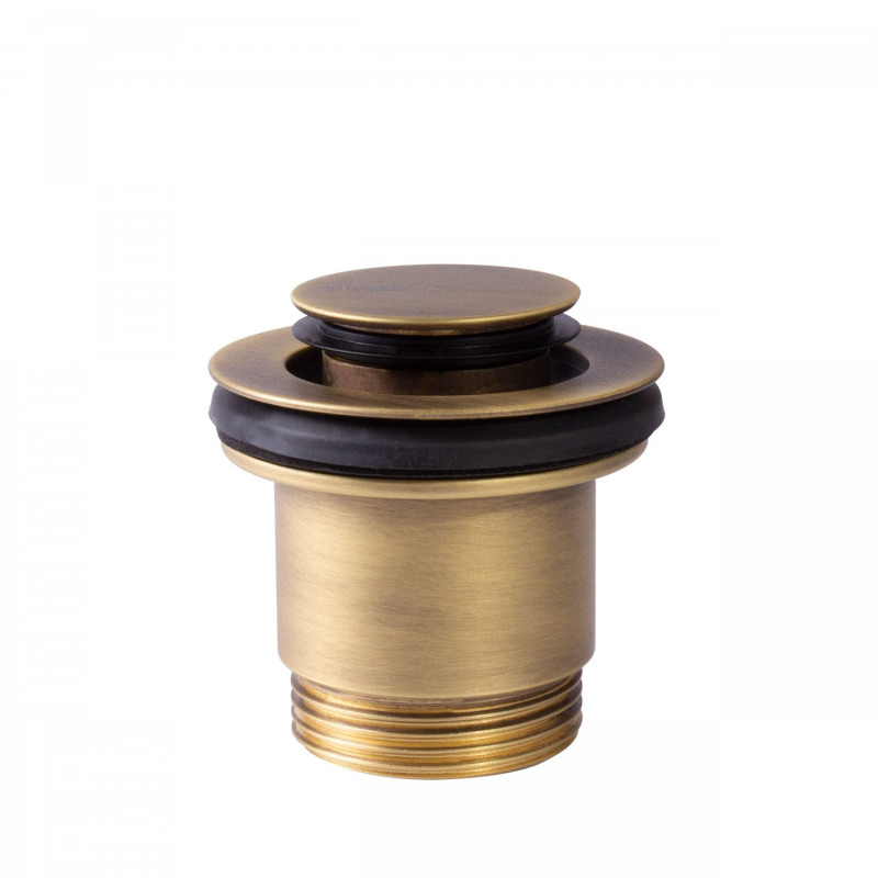 Tres korek umywalkowy click-clack stary mosiądz matowy 242.840.02.LM