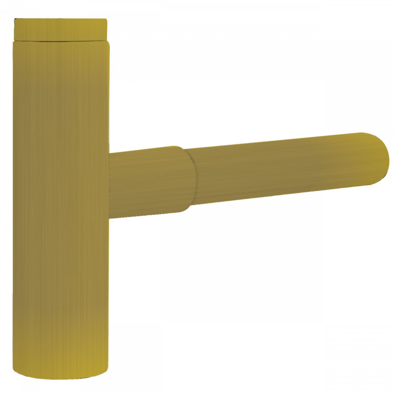 Tres syfon umywalkowy zewnętrzny złoty matowy 1.61.103.42.OM