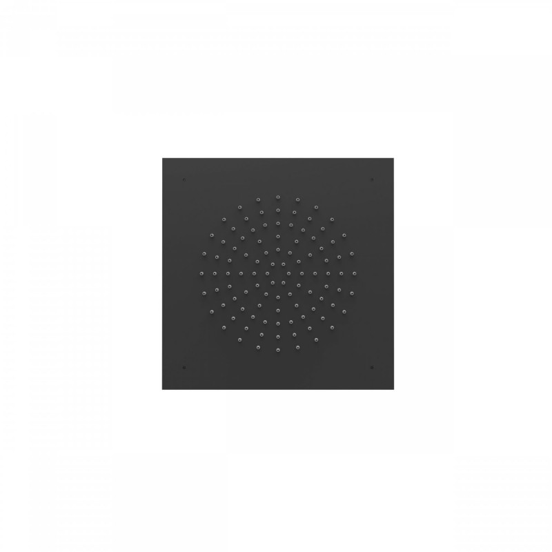 Tres deszczownica prostokątna 38x38 do mocowania sufitowego czarny matowy 299.953.01.NM