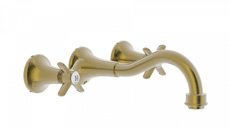 Tres Clasic bateria kuchenna podtynkowa retro stary mosiądz matowy 242.151.01.LM