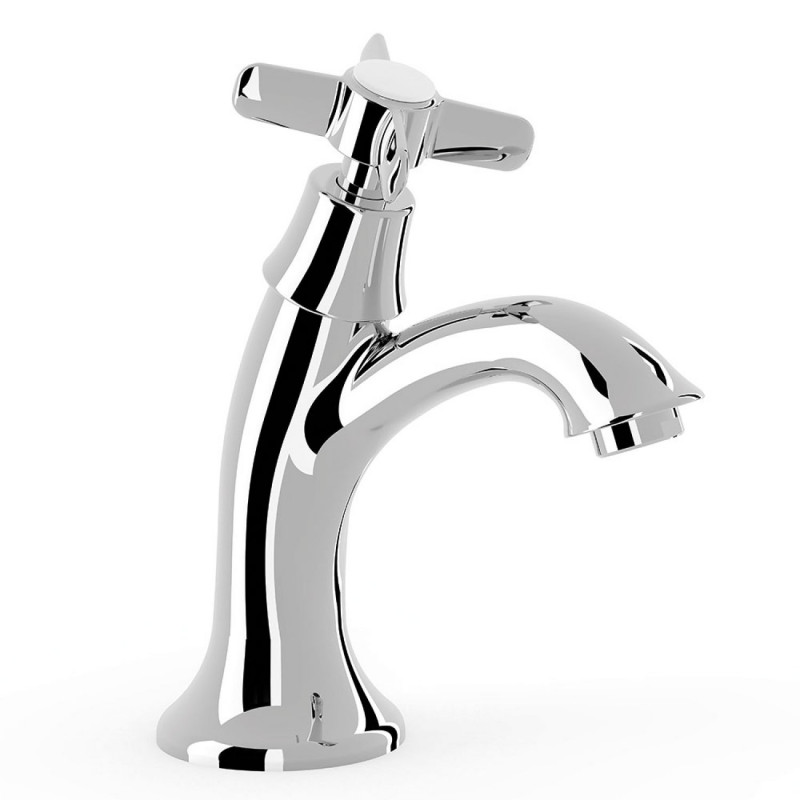 Tres Clasic bateria umywalkowa kranowa retro chrom 242.503.01