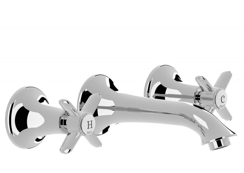 Tres Clasic bateria kuchenna podtynkowa retro chrom 242.151.02