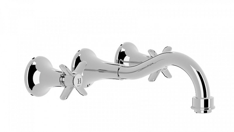 Tres Clasic bateria kuchenna podtynkowa retro chrom 242.151.01