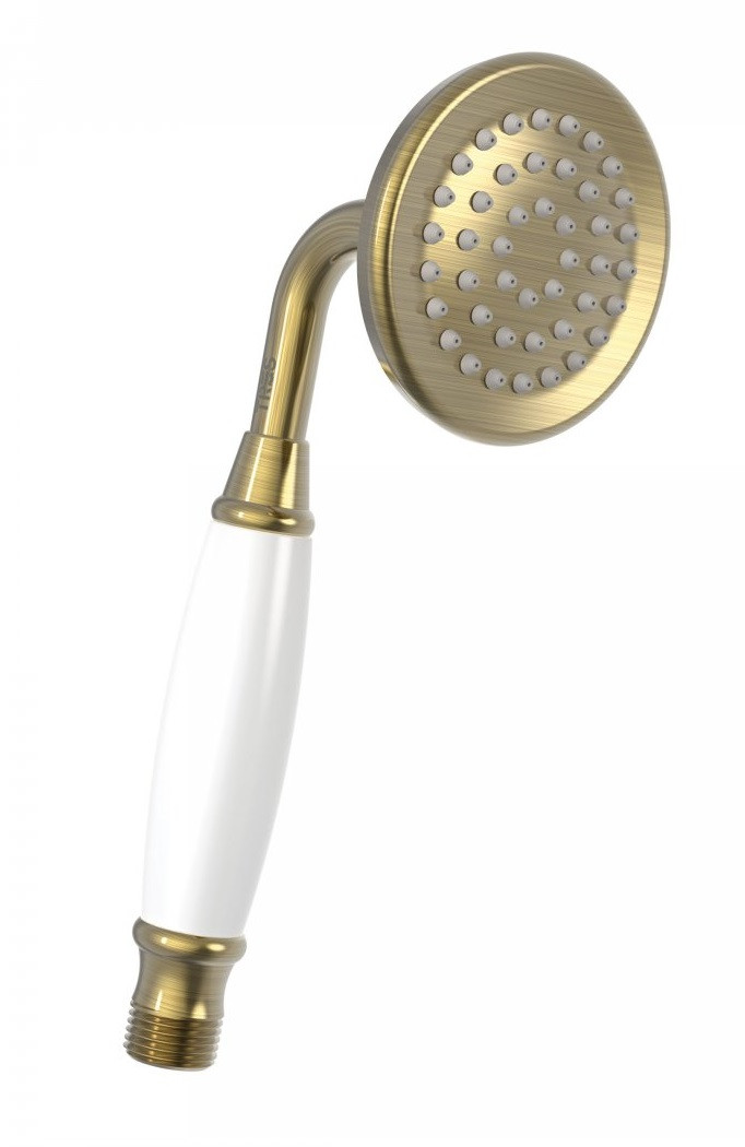 Tres Clasic słuchawka głowka prysznicowa stary mosiądz/biały 299.631.09.LV