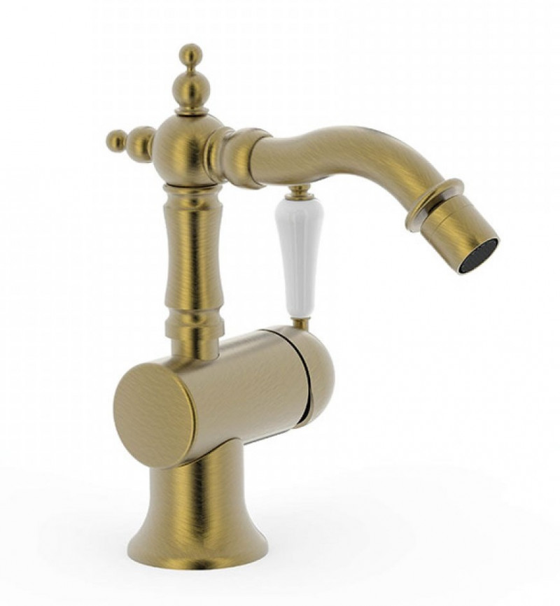 Tres Clasic bateria bidetowa retro stary mosiądz matowy 242.220.01.LM