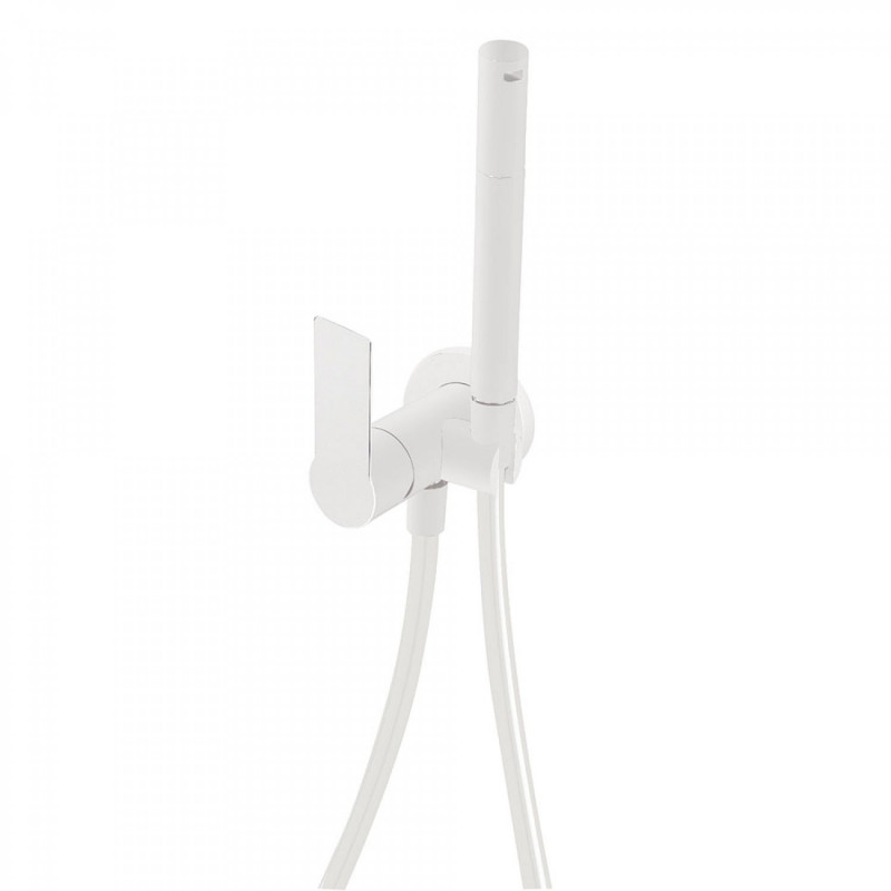 Tres Class bateria podtynkowa do bidetu lub wc biały matowy 205.223.01.BM