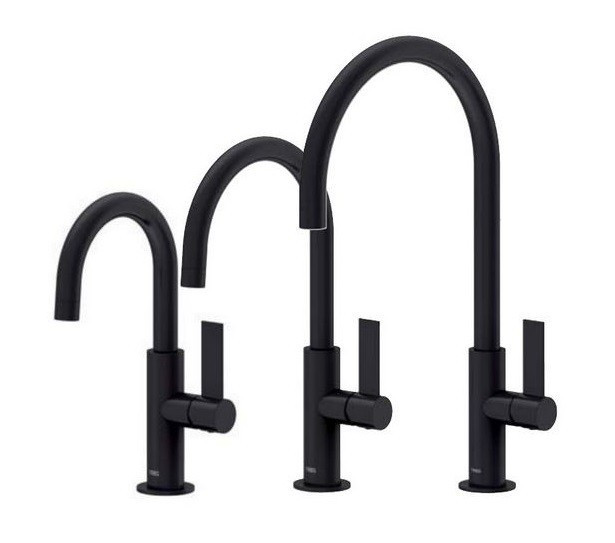 Tres Exclusive Project-Tres bateria umywalkowa wysoka XL black metal 211.906.01.KM