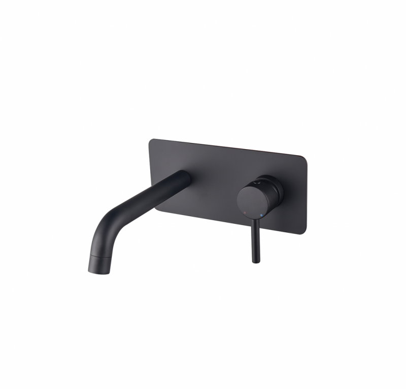 BESCO Illusionn bateria umywalkowa podtynkowa czarny matowy BU-IS-CZ