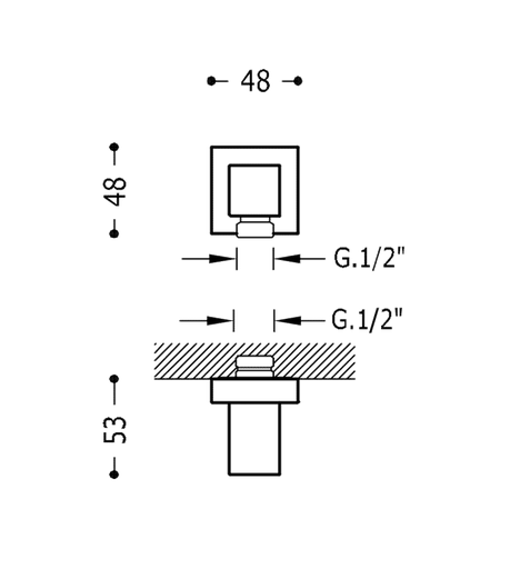 Tres kolanko wyjściowe do węża 1/2 006.183.01