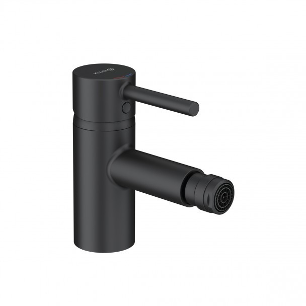 Kludi Bozz jednouchwytowa bateria bidetowa z korkiem czarny matowy 385333976