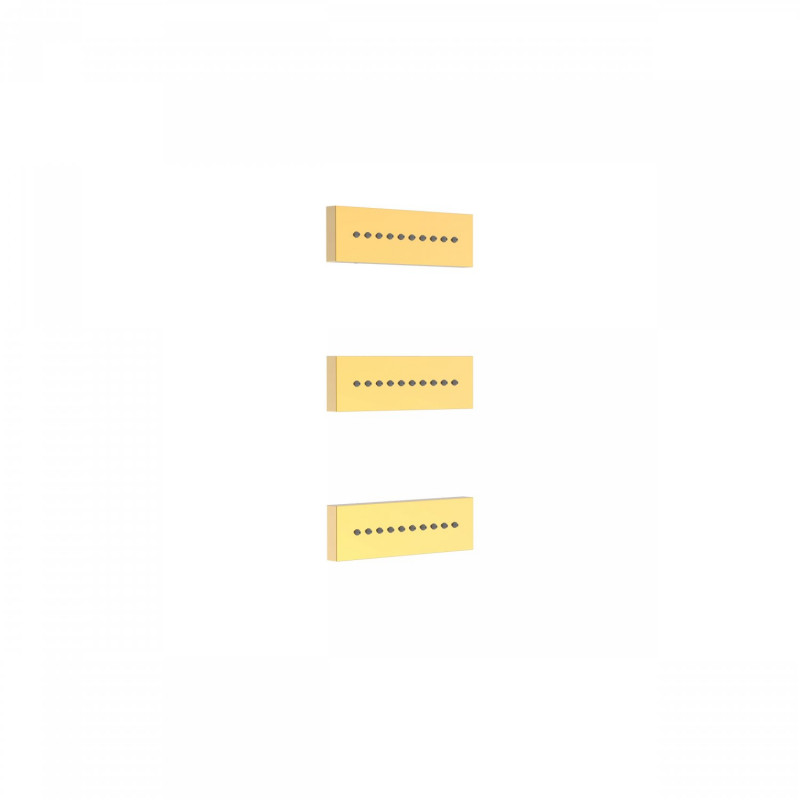 Tres zestaw dysz natryskowych z hydromasażem złoty polerowany 299.515.04.OR