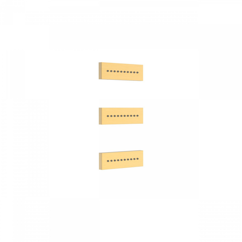 Tres zestaw dysz natryskowych z hydromasażem złoty matowy 299.515.04.OM