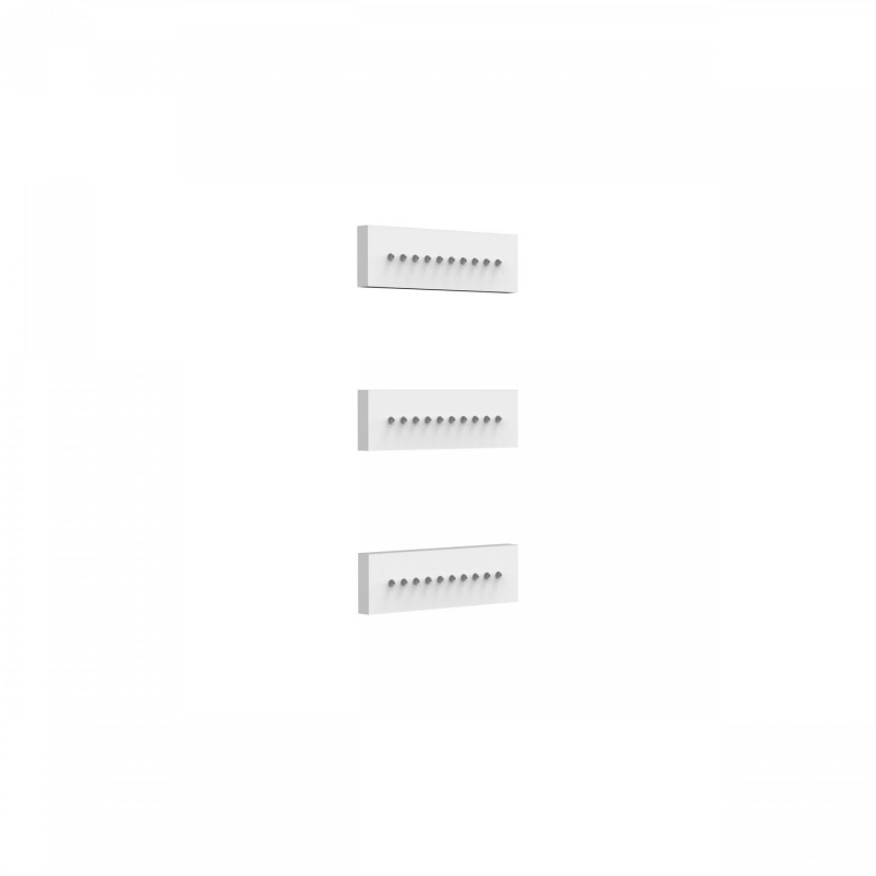 Tres zestaw dysz natryskowych z hydromasażem biały matowy 299.515.04.BM