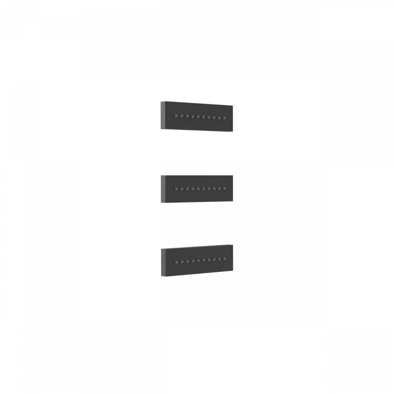 Tres zestaw dysz natryskowych z hydromasażem czarny matowy 299.515.04.NM