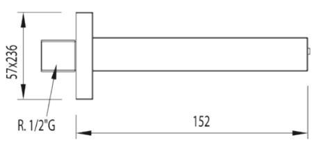 Tres wylewka natryskowa kaskada złoty polerowany 299.903.04.OR