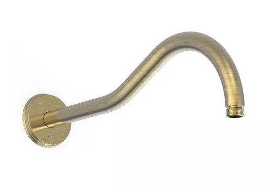 Tres ramię ścienne 43cm do głowicy natryskowej stary mosiądz 299.337.01.LV