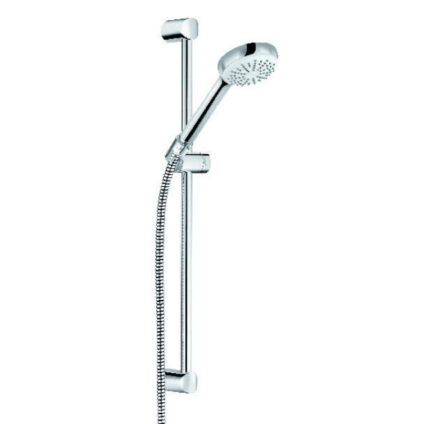 Kludi Logo zestaw prysznicowy 60 cm ze słuchawką jednostrumieniową chrom 6816005-00