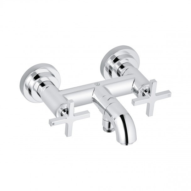 Kludi Nova Fonte bateria wannowo-prysznicowa natynkowa chrom 20 540 05 20