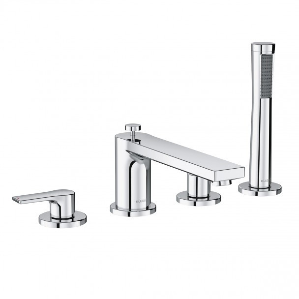 Kludi Zenta SL czterootworowa bateria wannowo-natryskowa chrom 484240565