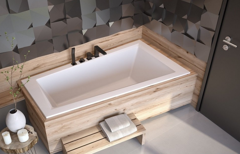 BESCO Intima Slim wanna asymetryczna prawa 150x85 akryl biały WAI-150-SPI