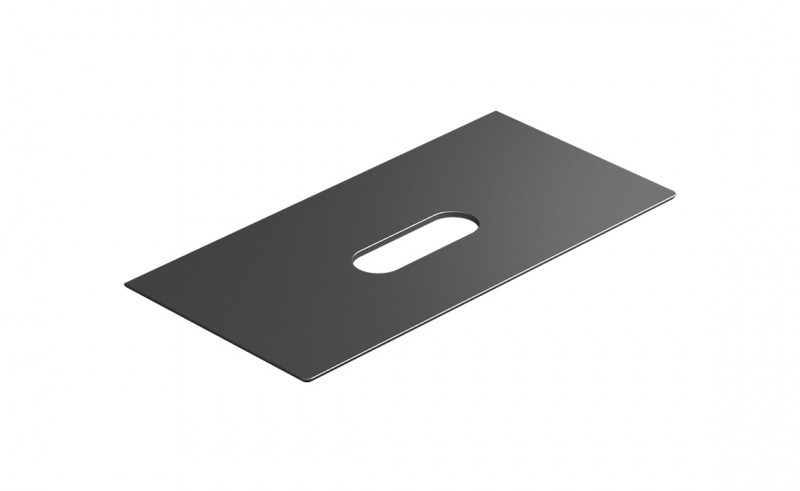Catalano Horizon blat ceramiczny pod umywalkę 100x50 bez otworu na baterię Cataglaze czarny matowy 1PC10050NS