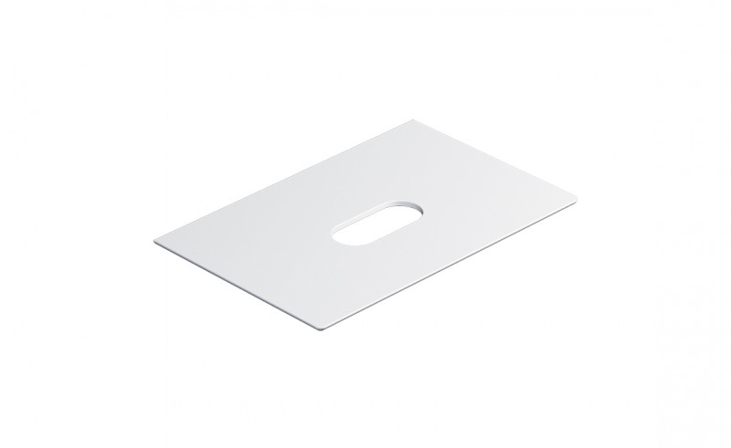 Catalano Horizon blat ceramiczny pod umywalkę 75x50 bez otworu na baterię Cataglaze biały matowy 1PC7550BM