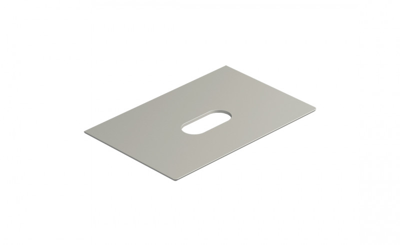 Catalano Horizon blat ceramiczny pod umywalkę 75x50 bez otworu na baterię Cataglaze szary cement matowy 1PC7550CS