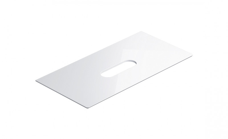 Catalano Horizon blat ceramiczny pod umywalkę 100x50 bez otworu na baterię Cataglaze biały połysk 1PC1005000