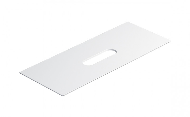 Catalano Horizon blat ceramiczny pod umywalkę 125x50 bez otworu na baterię Cataglaze biały matowy 1PC12550BM