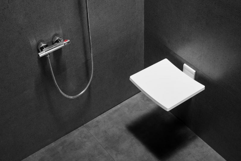 Besco Active siedzisko prysznicowe składane biały SPA