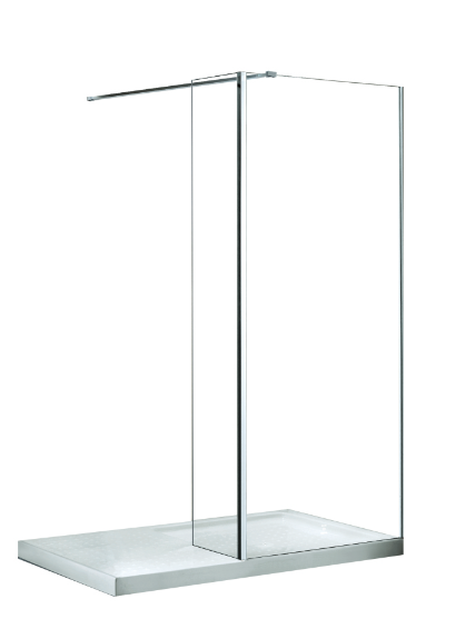 BESCO Aveo panel prysznicowy 50 cm przeźroczyste chrom PA-50-195-C