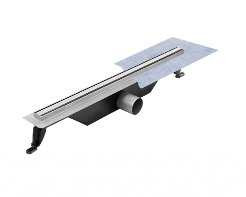 Besco Virgo Slim odpływ liniowy 60 cm ruszt 3 cm wys.7,5 cm stal OL-60-VS