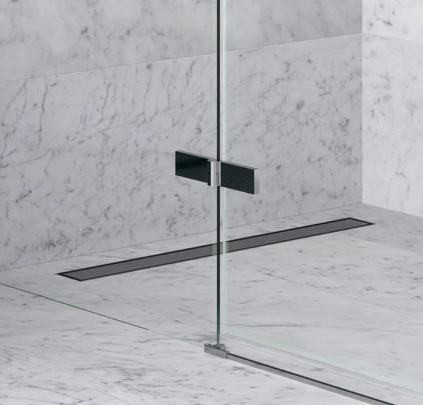 Besco Virgo Duo odpływ liniowy 60 cm, wys. 6,2 cm ruszt 2w1 stal OL-60-VD