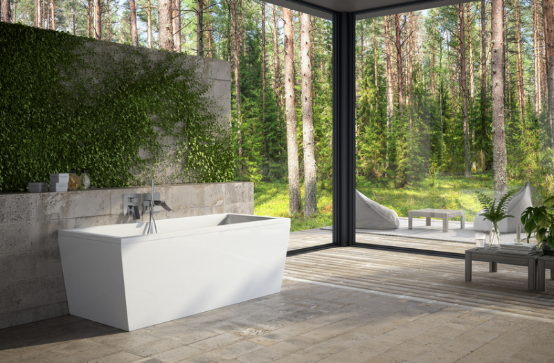 Besco Vena wanna wolnostojąca 170x75 cm akryl biały WKVE-170-WS