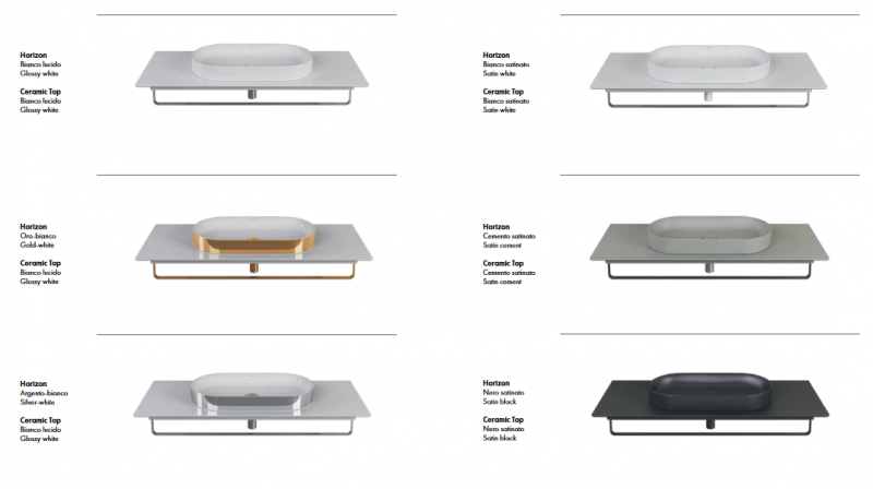 Catalano Horizon wieszak na ręcznik do blatu 100 cm chrom 5PPC10000