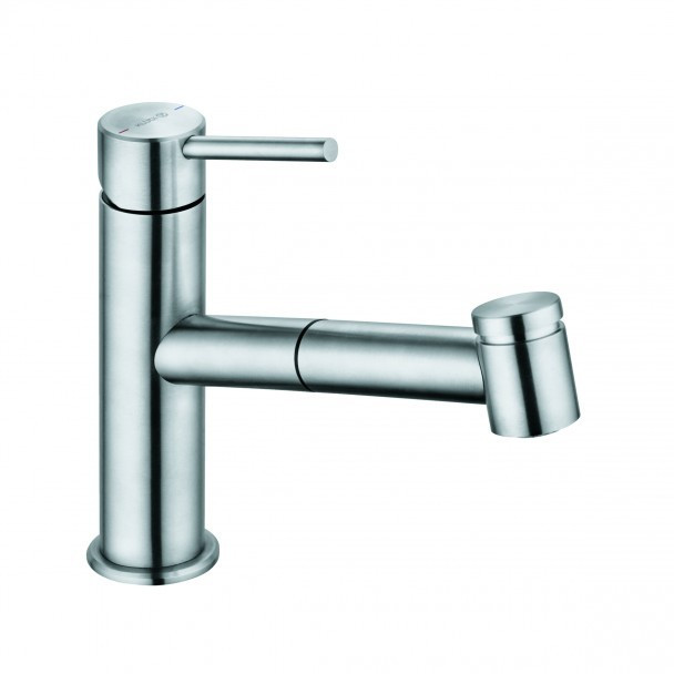 Kludi Steel bateria kuchenna z wyciąganą wylewką chrom 44851F860