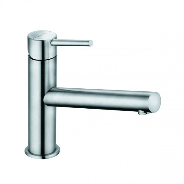 Kludi Steel bateria kuchenna z obrotową wylewką stal 44850F860