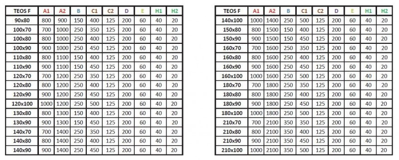 Radaway Teos F Stone brodzik prostokątny płaski 100x90 cm konglomerat efekt kamienia cemento HTF10090-74