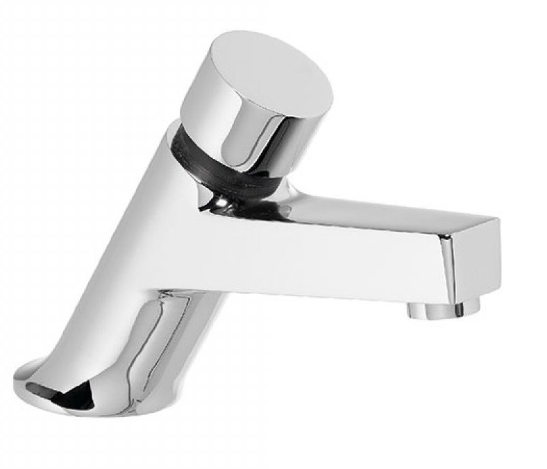 Tres Class bateria umywalkowa mieszająca z ogranicznikiem czasowym chrom 012.103.03